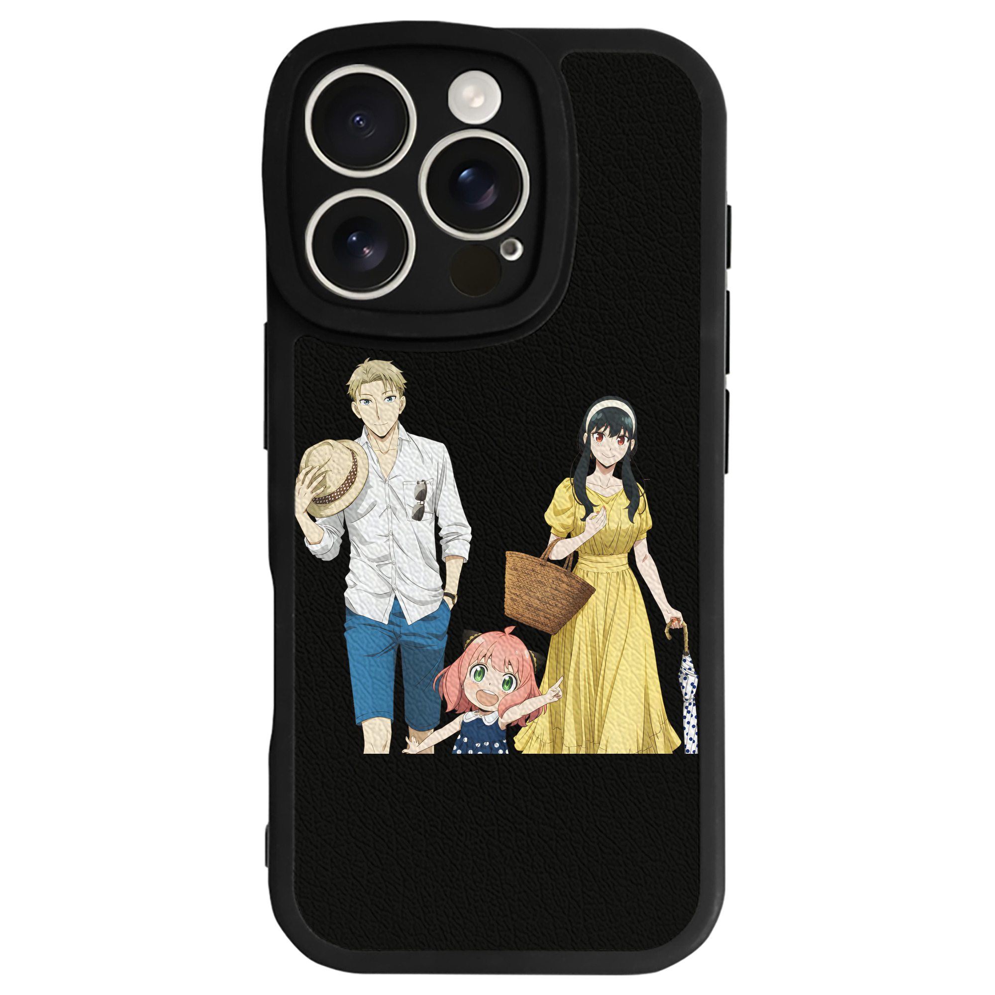 （画像用） SPY×FAMILY间谍家家酒 【iPhone 16シリーズ対応】シリコンスマホケース（レザー調） 材質：シリコン